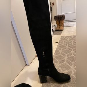 Knee/thigh high (Brown’s shoes) faux suede boots